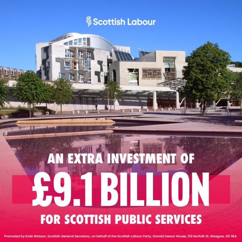 £9.1 billion for Scottish public services