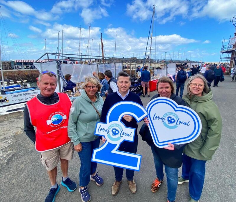 Scotland Loves Local at North Berwick Harbour Market